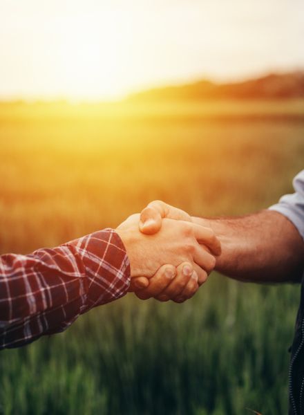 Ag loans - handshake