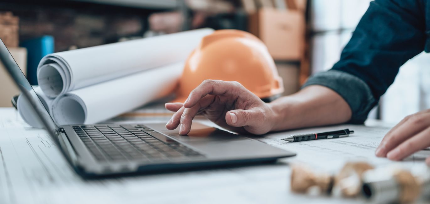 doing work on computer