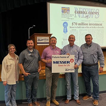 People holding Messer sign